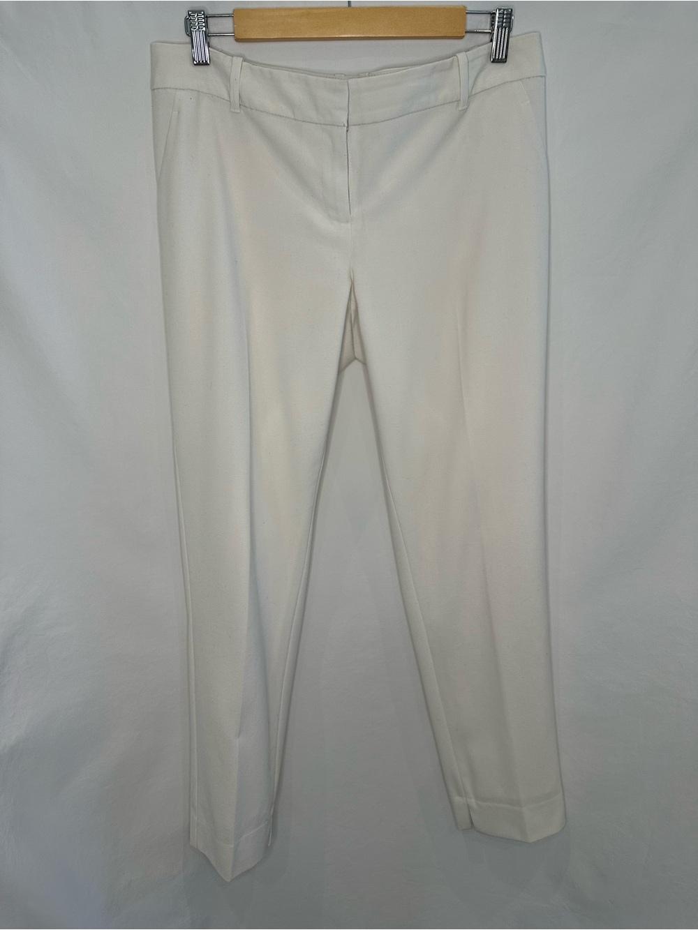 The Limited Cream Slim Trousers